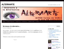 Tablet Screenshot of alternarterevista.wordpress.com