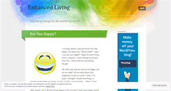 Desktop Screenshot of enhancedliving.wordpress.com