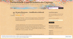 Desktop Screenshot of lusobrasil.wordpress.com