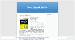 Desktop Screenshot of freeebookzonline.wordpress.com