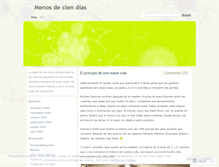Tablet Screenshot of menosdecien.wordpress.com