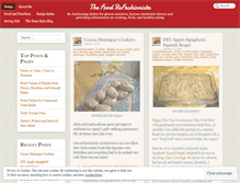 Tablet Screenshot of foodrefashionista.wordpress.com