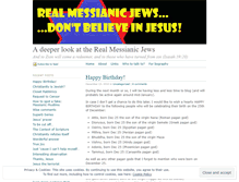 Tablet Screenshot of messianicjews.wordpress.com