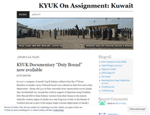 Tablet Screenshot of kyukonassignment.wordpress.com