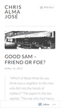 Mobile Screenshot of chrisalmajose.wordpress.com