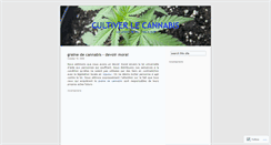 Desktop Screenshot of cultiverlecannabis.wordpress.com