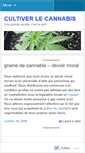 Mobile Screenshot of cultiverlecannabis.wordpress.com