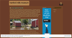 Desktop Screenshot of hanfordmills.wordpress.com