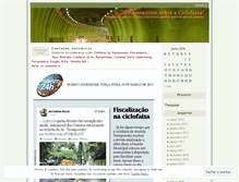 Tablet Screenshot of estacionaramsobreaciclofaixa.wordpress.com