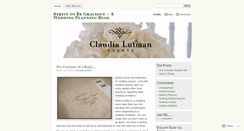 Desktop Screenshot of claudialutmanevents.wordpress.com