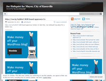 Tablet Screenshot of joehultquist.wordpress.com