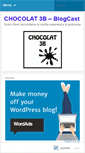 Mobile Screenshot of chocolat3bpodcast.wordpress.com