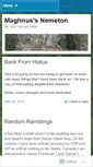 Mobile Screenshot of maghnus.wordpress.com
