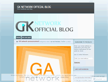 Tablet Screenshot of gknetwork.wordpress.com