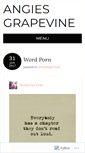 Mobile Screenshot of angiesgrapevine.wordpress.com