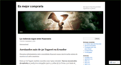 Desktop Screenshot of compraunaescaleraalcielo.wordpress.com