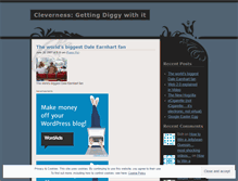 Tablet Screenshot of diggy.wordpress.com