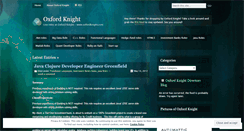 Desktop Screenshot of oxfordknight.wordpress.com