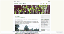 Desktop Screenshot of frugalveganmom.wordpress.com