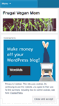 Mobile Screenshot of frugalveganmom.wordpress.com