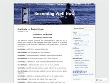 Tablet Screenshot of becomingwellnow.wordpress.com