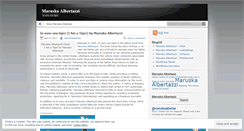 Desktop Screenshot of maruskaalbertaz.wordpress.com