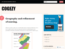 Tablet Screenshot of cogezy.wordpress.com
