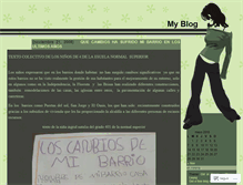 Tablet Screenshot of conociendomasdemifamiliamibarrioymimunicipio.wordpress.com