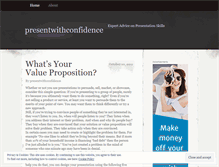 Tablet Screenshot of presentwithconfidence.wordpress.com