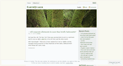 Desktop Screenshot of earthquaker.wordpress.com