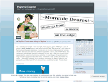 Tablet Screenshot of mommiedearest.wordpress.com