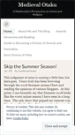 Mobile Screenshot of medievalotaku.wordpress.com
