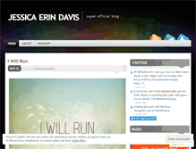 Tablet Screenshot of jessicaerindavis.wordpress.com