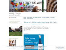 Tablet Screenshot of likelydesign.wordpress.com