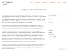 Tablet Screenshot of libertyaction.wordpress.com