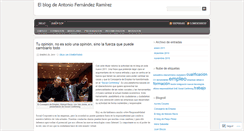 Desktop Screenshot of antoniofernandezempleo.wordpress.com