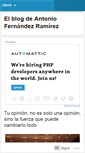 Mobile Screenshot of antoniofernandezempleo.wordpress.com