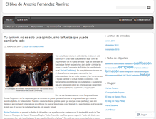 Tablet Screenshot of antoniofernandezempleo.wordpress.com