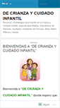 Mobile Screenshot of decrianzaycuidadoinfantil.wordpress.com