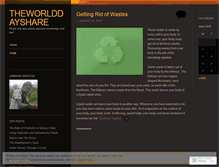 Tablet Screenshot of harifromtheworldday.wordpress.com