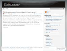 Tablet Screenshot of itsnotmygovernment.wordpress.com