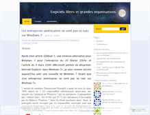 Tablet Screenshot of logicielslibresetgrandesorganisations.wordpress.com