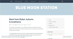 Desktop Screenshot of bluemoonstation.wordpress.com