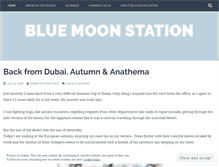 Tablet Screenshot of bluemoonstation.wordpress.com