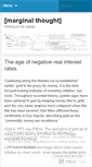 Mobile Screenshot of marginalthought.wordpress.com