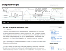 Tablet Screenshot of marginalthought.wordpress.com