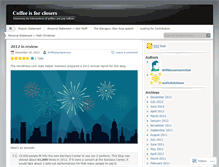 Tablet Screenshot of coffeeforclosers.wordpress.com