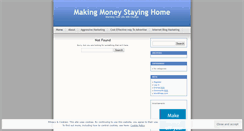 Desktop Screenshot of homeworkwillmakeyoumoney.wordpress.com