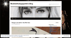 Desktop Screenshot of modelwithabigappetite.wordpress.com