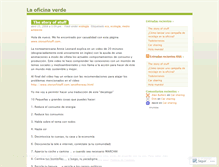 Tablet Screenshot of laoficinaverde.wordpress.com